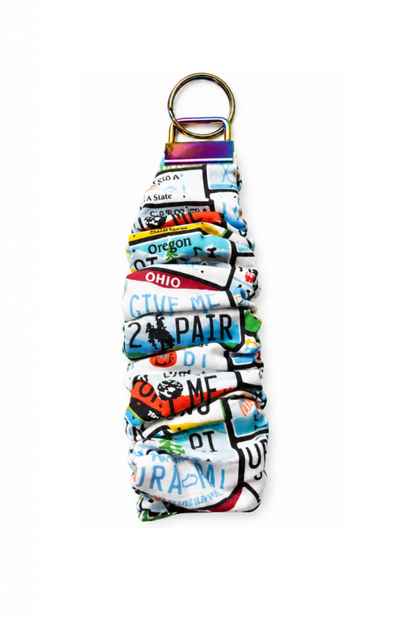 Wristlet Keychain - Scrunchie